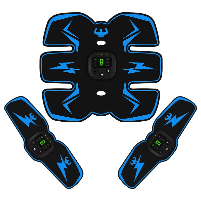 Electronic Abdominal Muscle Stimulator, USB Charging Device for Abdomen/Arms/Legs, Abdominal Muscle Trainer for Men and Women
